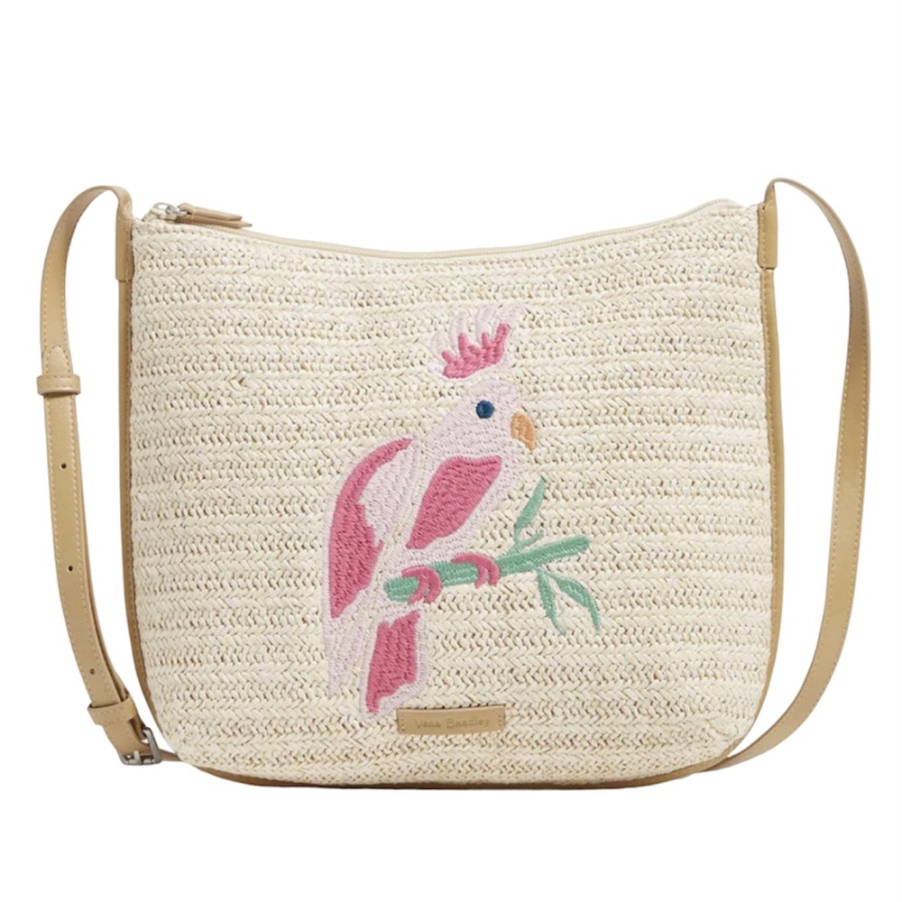 Vera Bradley Straw Crossbody NWT